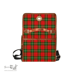 Scottish Canvas Bag Lennox Modern Clan Tartan Waterproof Canvas Bag - Classic Scottish Plaid Tartan Plaid