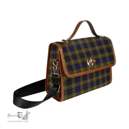 Scottish Canvas Bag MacLellan Modern Clan Tartan Waterproof Canvas Bag - Classic Scottish Plaid Tartan Plaid