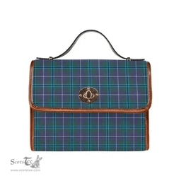 Scottish Canvas Bag Douglas Modern Clan Tartan Waterproof Canvas Bag - Classic Scottish Plaid Tartan Plaid