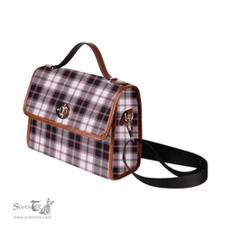 Scottish Canvas Bag MacPherson Hunting Modern Clan Tartan Waterproof Canvas Bag - Classic Scottish Plaid Tartan Plaid