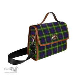 Scottish Canvas Bag Watson Modern Clan Tartan Waterproof Canvas Bag - Classic Scottish Plaid Tartan Plaid