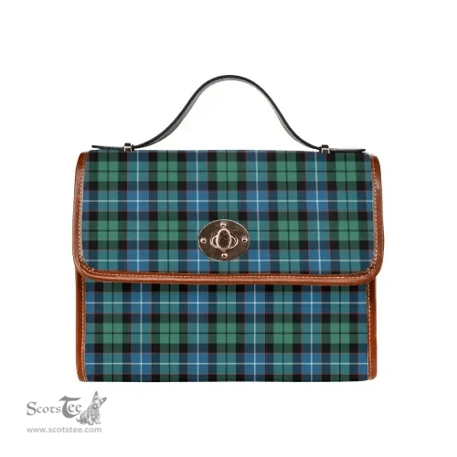 Scottish Canvas Bag Galbraith Ancient Clan Tartan Waterproof Canvas Bag - Classic Scottish Plaid Tartan Plaid