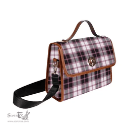 Scottish Canvas Bag MacPherson Hunting Modern Clan Tartan Waterproof Canvas Bag - Classic Scottish Plaid Tartan Plaid