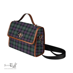 Scottish Canvas Bag Rose Hunting Modern Clan Tartan Waterproof Canvas Bag - Classic Scottish Plaid Tartan Plaid