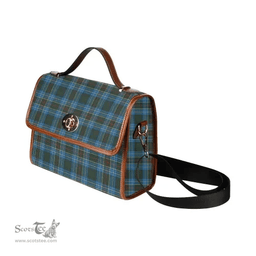 Scottish Canvas Bag Cockburn Modern Clan Tartan Waterproof Canvas Bag - Classic Scottish Plaid Tartan Plaid