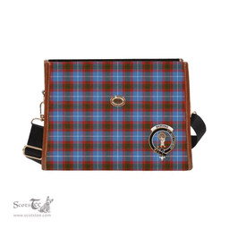 Scottish Canvas Bag Skirving Clan Clan Tartan Waterproof Canvas Bag - Crest Classic Scottish Plaid Tartan Plaid