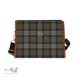 Scottish Canvas Bag Stewart Old Weathered Clan Tartan Waterproof Canvas Bag - Classic Scottish Plaid Tartan Plaid
