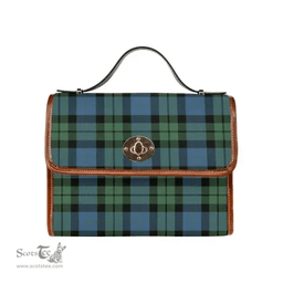 Scottish Canvas Bag MacKay Ancient Clan Tartan Waterproof Canvas Bag - Classic Scottish Plaid Tartan Plaid