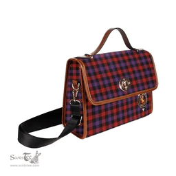 Scottish Canvas Bag Brown Clan Clan Tartan Waterproof Canvas Bag - Crest Classic Scottish Plaid Tartan Plaid