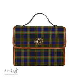 Scottish Canvas Bag Clelland Modern Clan Tartan Waterproof Canvas Bag - Classic Scottish Plaid Tartan Plaid