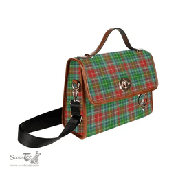 Scottish Canvas Bag Muirhead Clan Clan Tartan Waterproof Canvas Bag - Crest Classic Scottish Plaid Tartan Plaid
