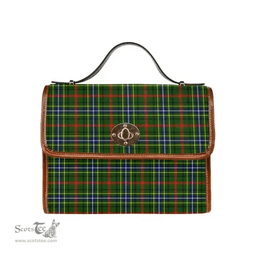 Scottish Canvas Bag Bisset Clan Tartan Waterproof Canvas Bag - Classic Scottish Plaid Tartan Plaid
