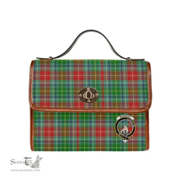 Scottish Canvas Bag Muirhead Clan Clan Tartan Waterproof Canvas Bag - Crest Classic Scottish Plaid Tartan Plaid