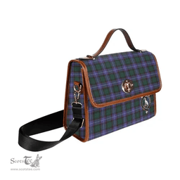 Scottish Canvas Bag Hunter Clan Clan Tartan Waterproof Canvas Bag - Crest Classic Scottish Plaid Tartan Plaid