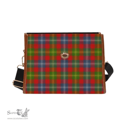 Scottish Canvas Bag Forrester Clan Tartan Waterproof Canvas Bag - Classic Scottish Plaid Tartan Plaid