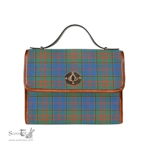Scottish Canvas Bag Stewart of Appin Hunting Ancient Clan Tartan Waterproof Canvas Bag - Classic Scottish Plaid Tartan Plaid