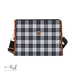 Scottish Canvas Bag MacRae Dress Modern Clan Tartan Waterproof Canvas Bag - Classic Scottish Plaid Tartan Plaid