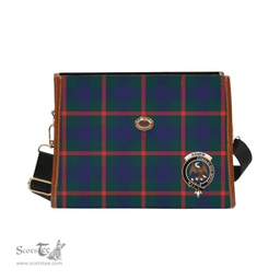 Scottish Canvas Bag Agnew Clan Clan Tartan Waterproof Canvas Bag - Crest Classic Scottish Plaid Tartan Plaid