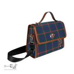 Scottish Canvas Bag Agnew Clan Clan Tartan Waterproof Canvas Bag - Crest Classic Scottish Plaid Tartan Plaid