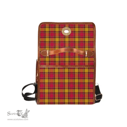Scottish Canvas Bag Scrymgeour Clan Clan Tartan Waterproof Canvas Bag - Crest Classic Scottish Plaid Tartan Plaid