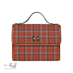 Scottish Canvas Bag Robertson Weathered Clan Tartan Waterproof Canvas Bag - Classic Scottish Plaid Tartan Plaid