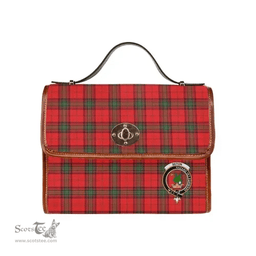 Scottish Canvas Bag Seton Clan Clan Tartan Waterproof Canvas Bag - Crest Classic Scottish Plaid Tartan Plaid