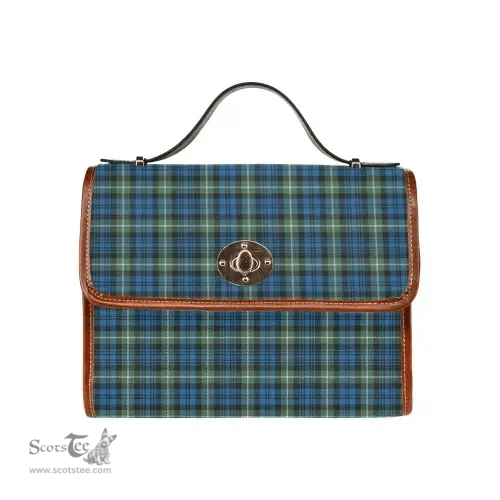 Scottish Canvas Bag Lamont Ancient Clan Tartan Waterproof Canvas Bag - Classic Scottish Plaid Tartan Plaid
