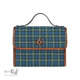 Scottish Canvas Bag Lamont Ancient Clan Tartan Waterproof Canvas Bag - Classic Scottish Plaid Tartan Plaid
