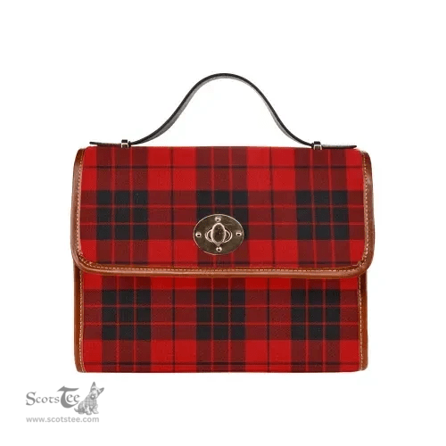 Scottish Canvas Bag MacLeod of Raasay Clan Tartan Waterproof Canvas Bag - Classic Scottish Plaid Tartan Plaid