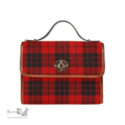 Scottish Canvas Bag MacLeod of Raasay Clan Tartan Waterproof Canvas Bag - Classic Scottish Plaid Tartan Plaid