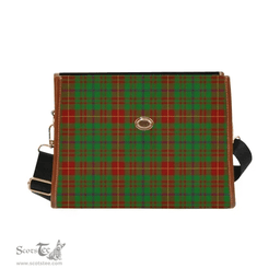 Scottish Canvas Bag Fulton Clan Tartan Waterproof Canvas Bag - Classic Scottish Plaid Tartan Plaid
