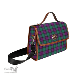 Scottish Canvas Bag MacArthur Milton Clan Tartan Waterproof Canvas Bag - Classic Scottish Plaid Tartan Plaid