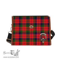 Scottish Canvas Bag MacNaughten Clan Clan Tartan Waterproof Canvas Bag - Crest Classic Scottish Plaid Tartan Plaid