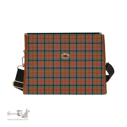 Scottish Canvas Bag MacNaughton Ancient Clan Tartan Waterproof Canvas Bag - Classic Scottish Plaid Tartan Plaid