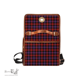 Scottish Canvas Bag Brown Clan Clan Tartan Waterproof Canvas Bag - Crest Classic Scottish Plaid Tartan Plaid