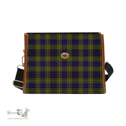Scottish Canvas Bag Clelland Modern Clan Tartan Waterproof Canvas Bag - Classic Scottish Plaid Tartan Plaid