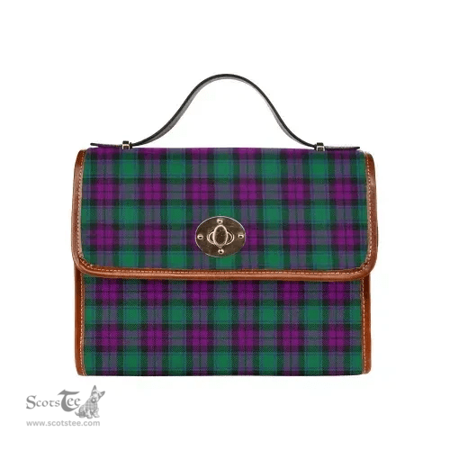 Scottish Canvas Bag MacArthur Milton Clan Tartan Waterproof Canvas Bag - Classic Scottish Plaid Tartan Plaid