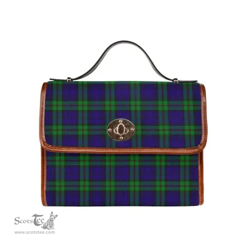 Scottish Canvas Bag MacKinlay Modern Clan Tartan Waterproof Canvas Bag - Classic Scottish Plaid Tartan Plaid