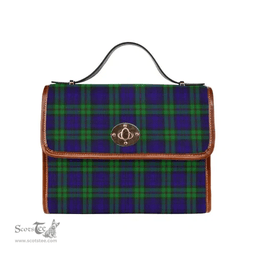 Scottish Canvas Bag MacKinlay Modern Clan Tartan Waterproof Canvas Bag - Classic Scottish Plaid Tartan Plaid