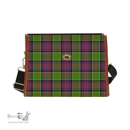 Scottish Canvas Bag MacDonald of Clanranald Clan Tartan Waterproof Canvas Bag - Classic Scottish Plaid Tartan Plaid