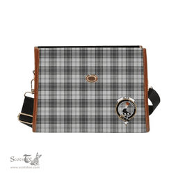 Scottish Canvas Bag Glen Clan Clan Tartan Waterproof Canvas Bag - Crest Classic Scottish Plaid Tartan Plaid