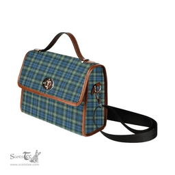 Scottish Canvas Bag Lamont Ancient Clan Tartan Waterproof Canvas Bag - Classic Scottish Plaid Tartan Plaid