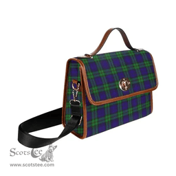 Scottish Canvas Bag MacKinlay Modern Clan Tartan Waterproof Canvas Bag - Classic Scottish Plaid Tartan Plaid