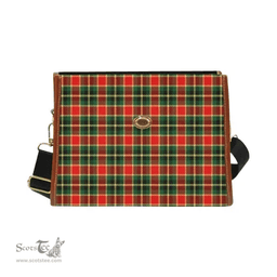 Scottish Canvas Bag MacLachlan Hunting Modern Clan Tartan Waterproof Canvas Bag - Classic Scottish Plaid Tartan Plaid