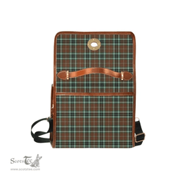 Scottish Canvas Bag Thomson Hunting Modern Clan Tartan Waterproof Canvas Bag - Classic Scottish Plaid Tartan Plaid