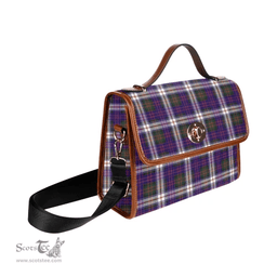Scottish Canvas Bag MacDonald Dress Modern Clan Tartan Waterproof Canvas Bag - Classic Scottish Plaid Tartan Plaid