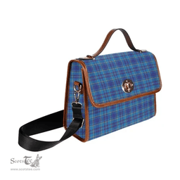 Scottish Canvas Bag Mercer Modern Clan Tartan Waterproof Canvas Bag - Classic Scottish Plaid Tartan Plaid