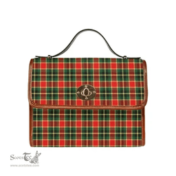 Scottish Canvas Bag MacLachlan Hunting Modern Clan Tartan Waterproof Canvas Bag - Classic Scottish Plaid Tartan Plaid