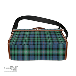 Scottish Canvas Bag Rose Hunting Ancient Clan Tartan Waterproof Canvas Bag - Classic Scottish Plaid Tartan Plaid