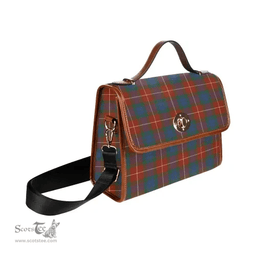 Scottish Canvas Bag Fraser Ancient Clan Tartan Waterproof Canvas Bag - Classic Scottish Plaid Tartan Plaid